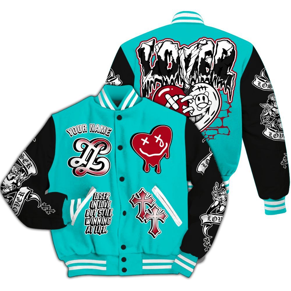 Varsity Jacket To Match Air Griffey Max 1 Freshwater - Loser Lover All Over Print