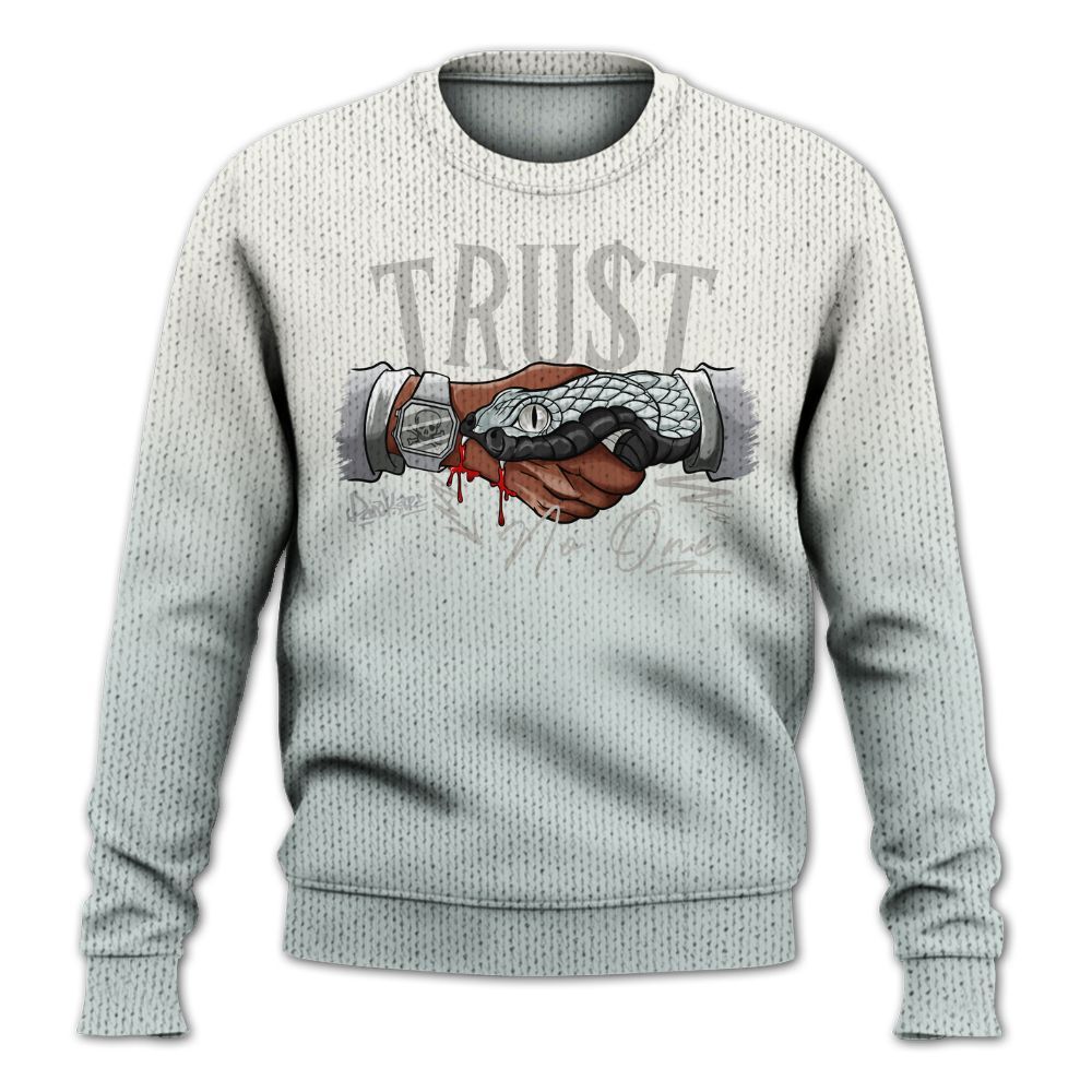 Sweater To Match Book Moss Point 1s - Trust No One Drip Graphic