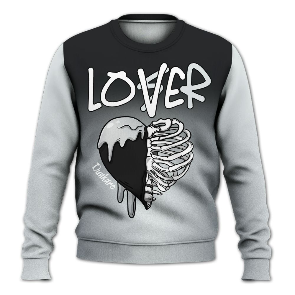 Sweatshirt To Match Cap And Gown 6s - Loser Lover Dripping All Over Print