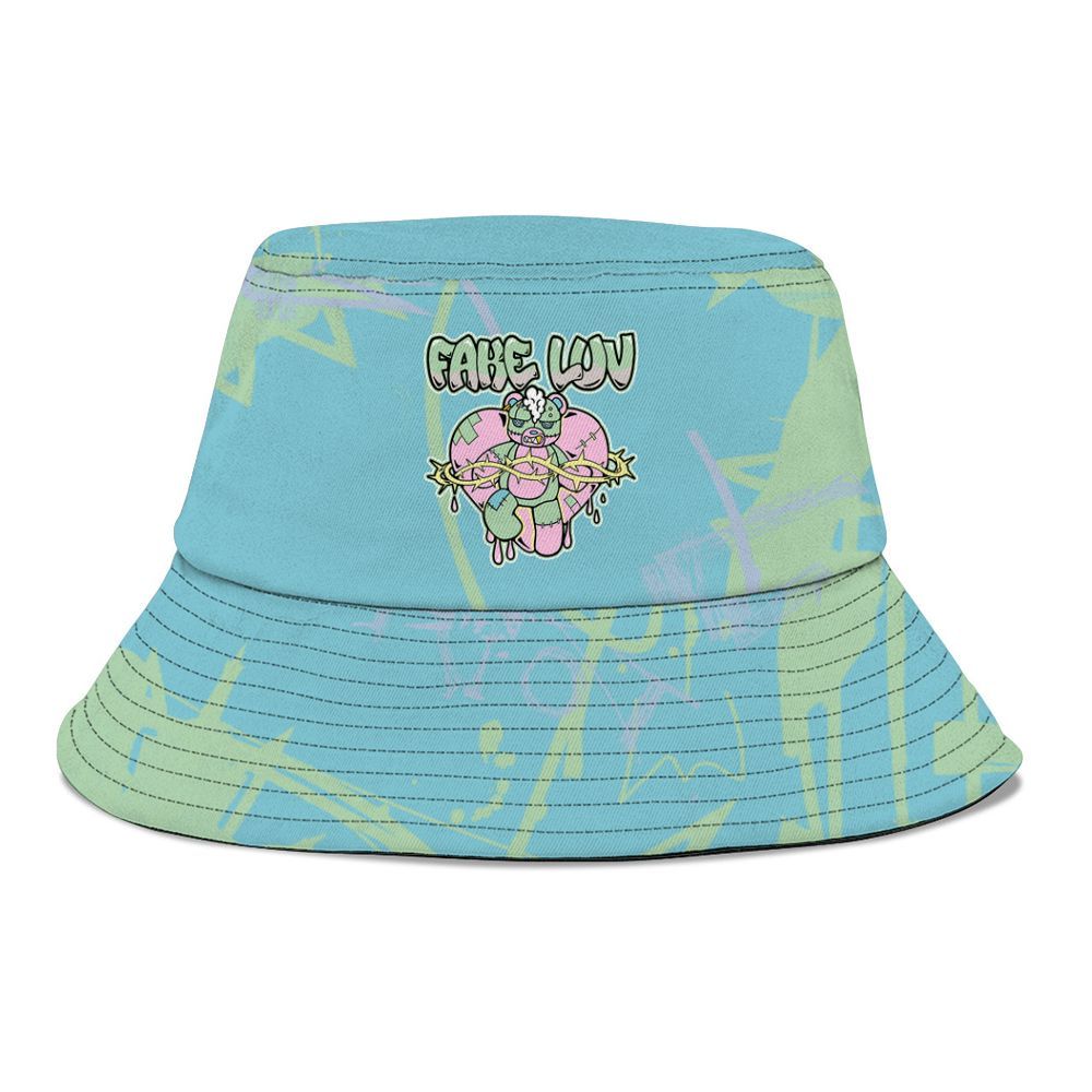 Bucket Hat To Match SB Dunk Low Visty - False Romance Hugz Messyz Graphic