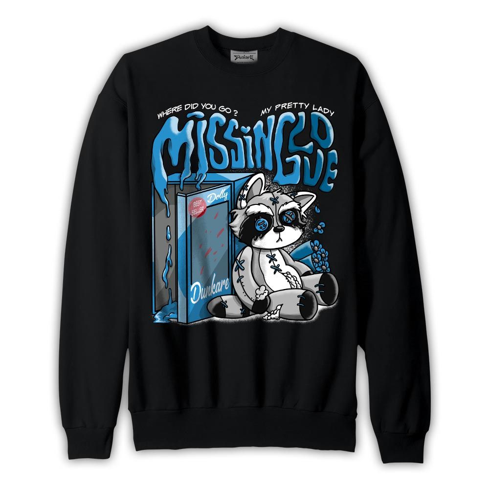 Sweatshirt To match Sweatshirt Missing Love Raccoon, Powder Blue 9s, To Match Sneaker Powder Blue 9s DNY