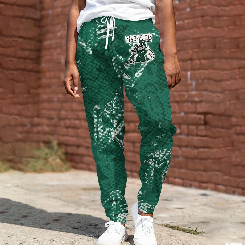 Sweatpant To Match Oxidized Green 4s - Sincere Fondness Bear All Over Print