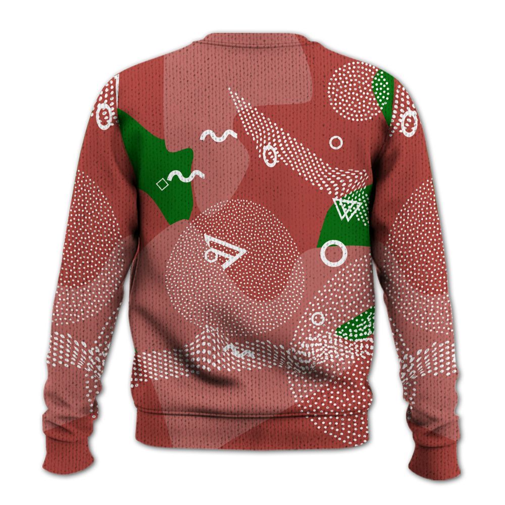 Knitted Sweater To Match Dune Red 13s - Graphic Meme Damnn