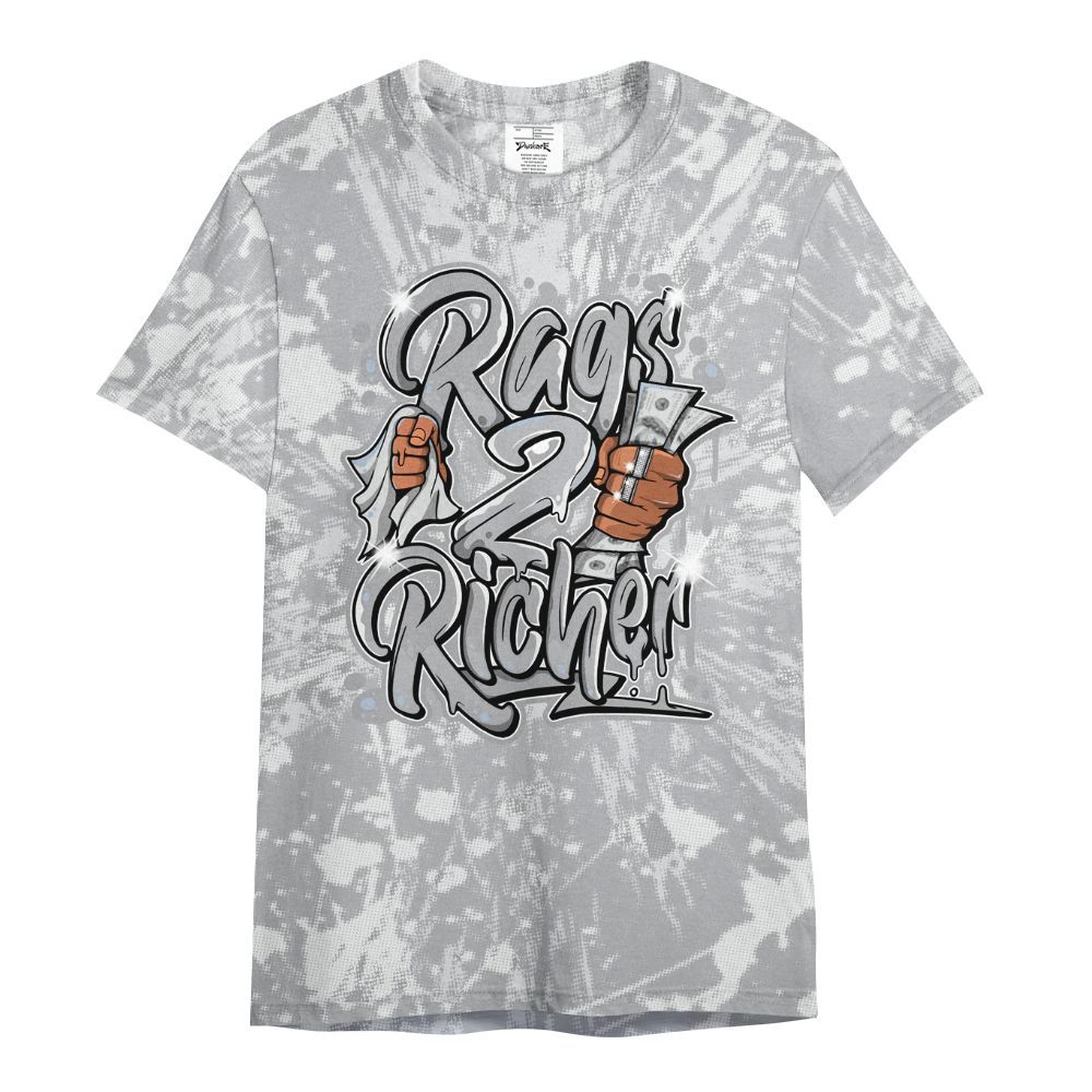 Shirt To Match Low OG Wolf Grey 1s - Rag 2 Rich Graphic Luxury All Over Print