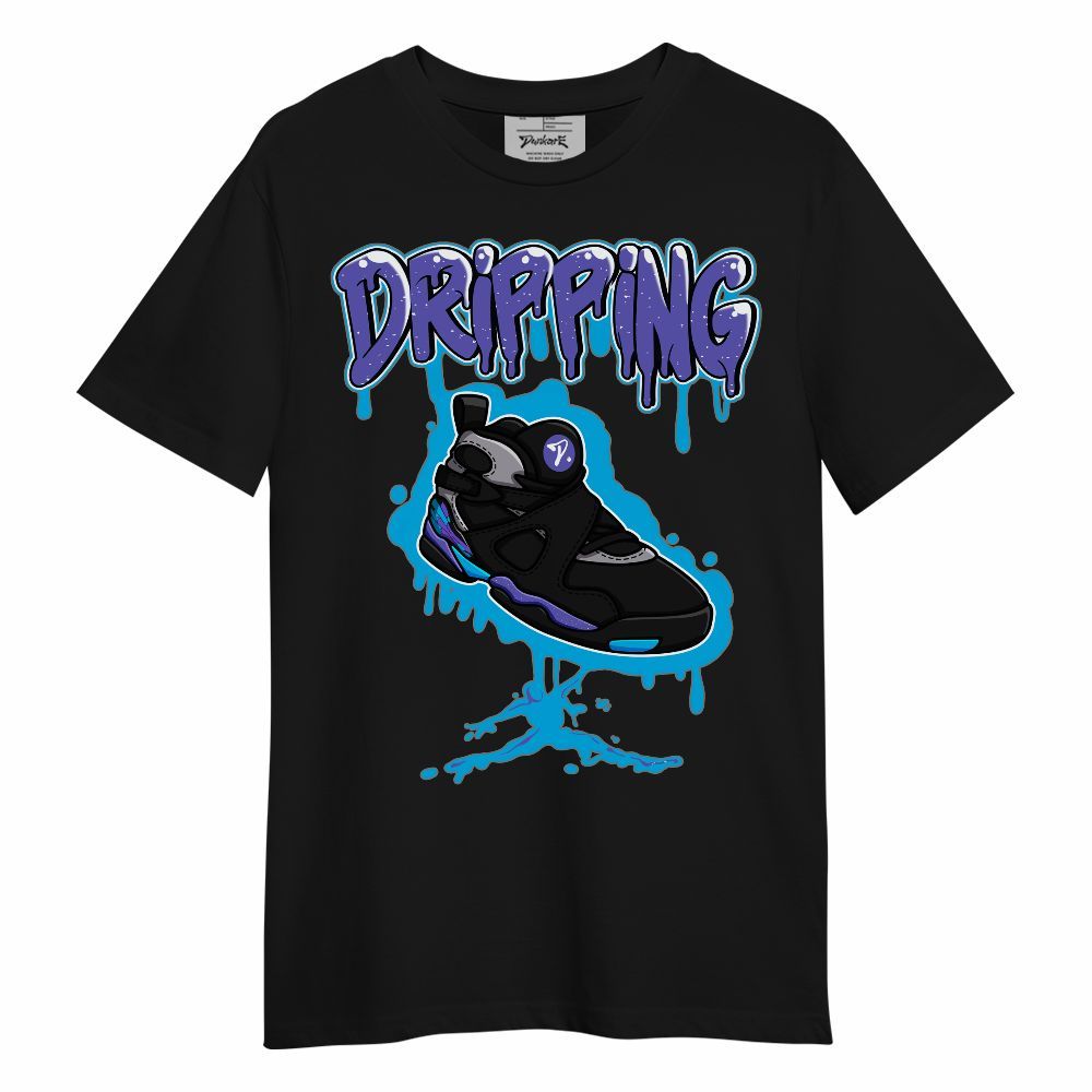 Shirt To Match Retro Aqua 8s - Dripping Shoes Graphic