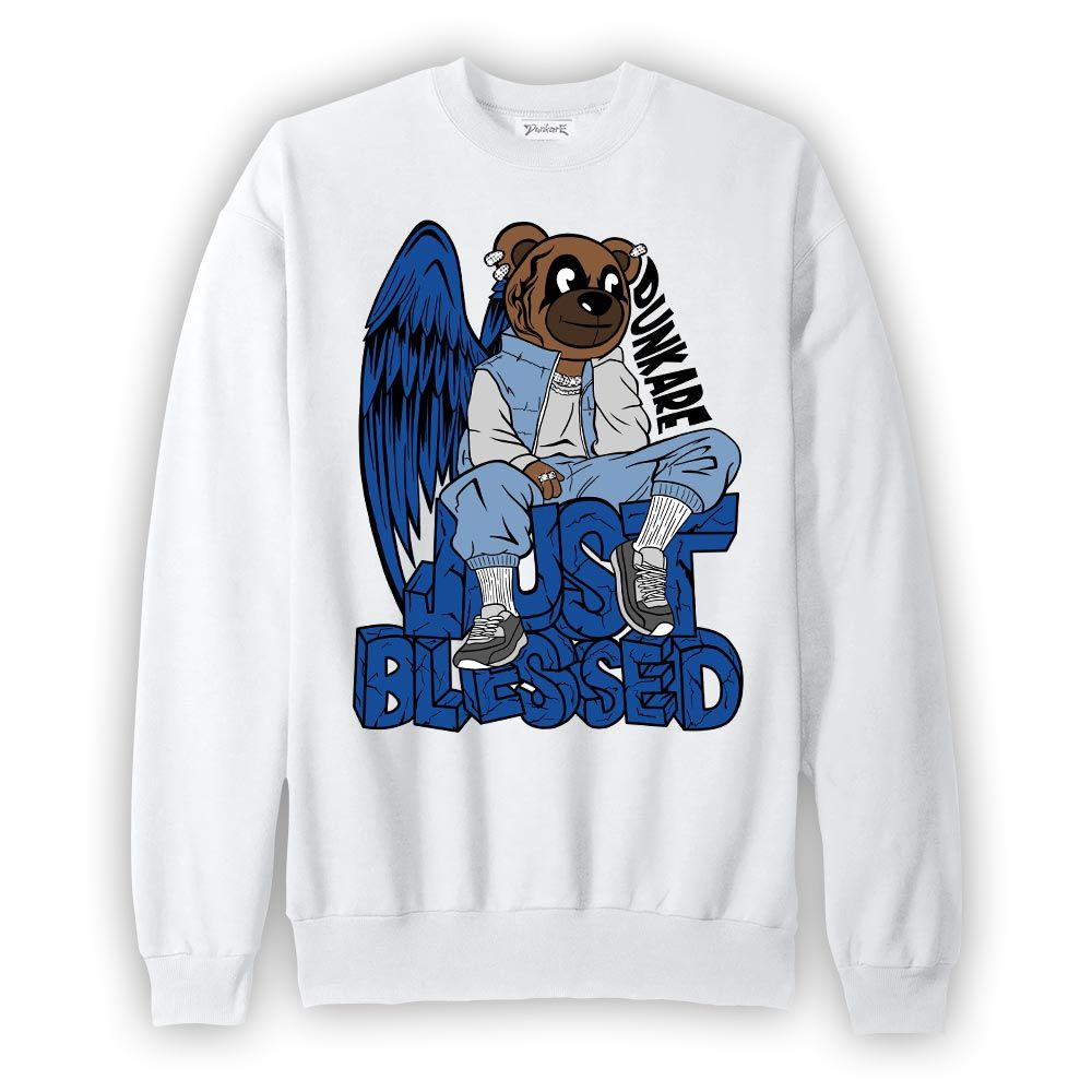 Sweatshirt To match Low Space Royal 11s Sweatshirt - Blessing Bear Graphic