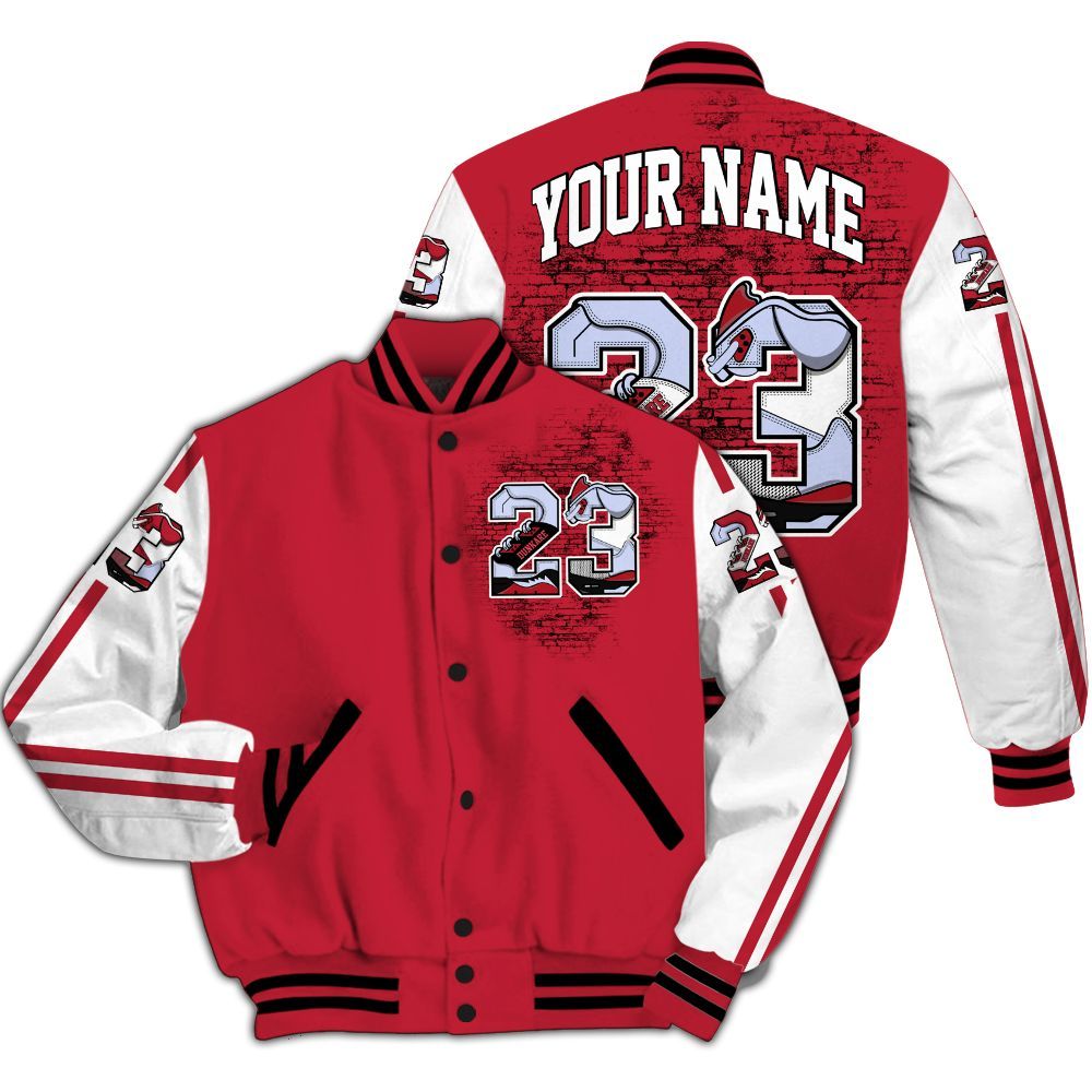 Varsity Jacket To Match Toro Bravo 6s - Custom Name Number 23 5s All Over Print