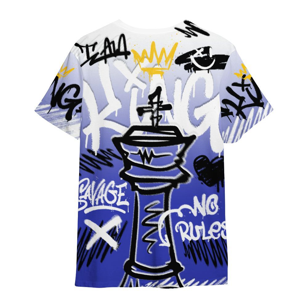 Shirt To Match Retro Black Concord 12s - Street King Chess Streetwear All Over Print