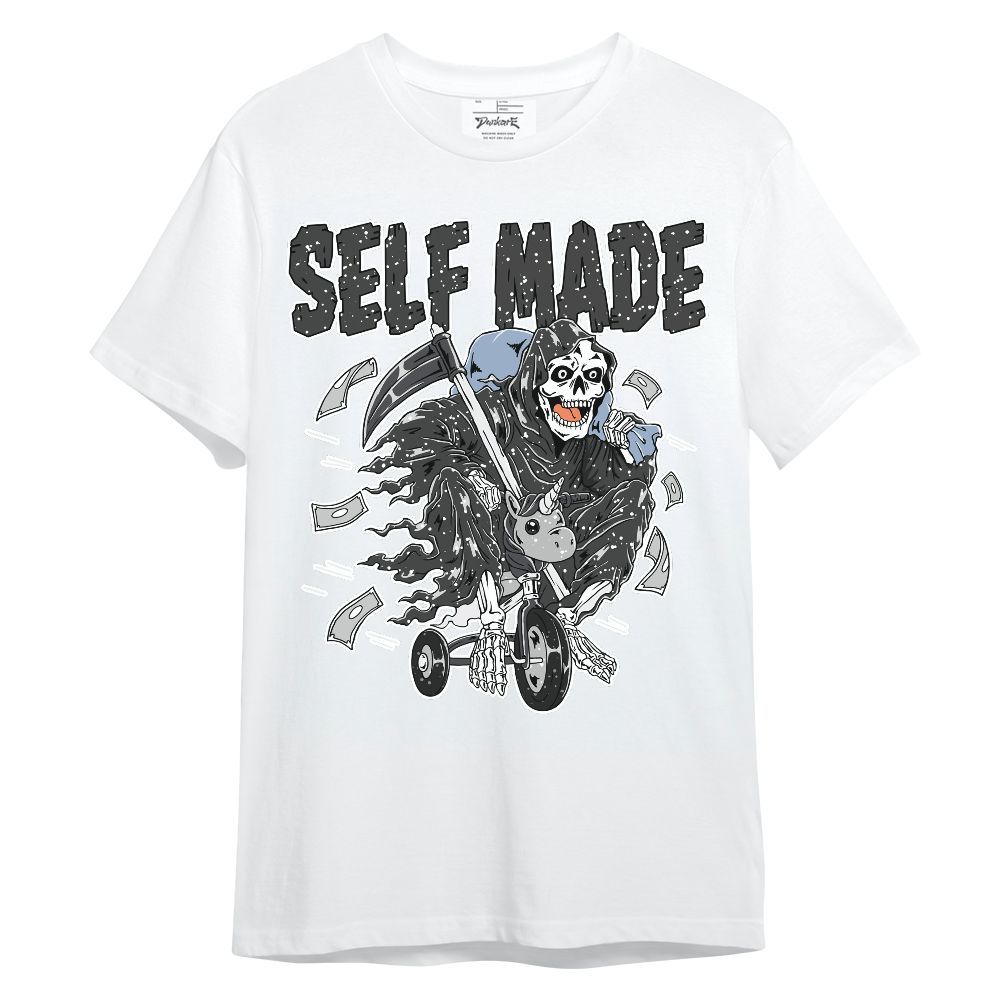 Shirt To Match Reverse Black White 6s - Self Make Skeleton Unisex Shirt