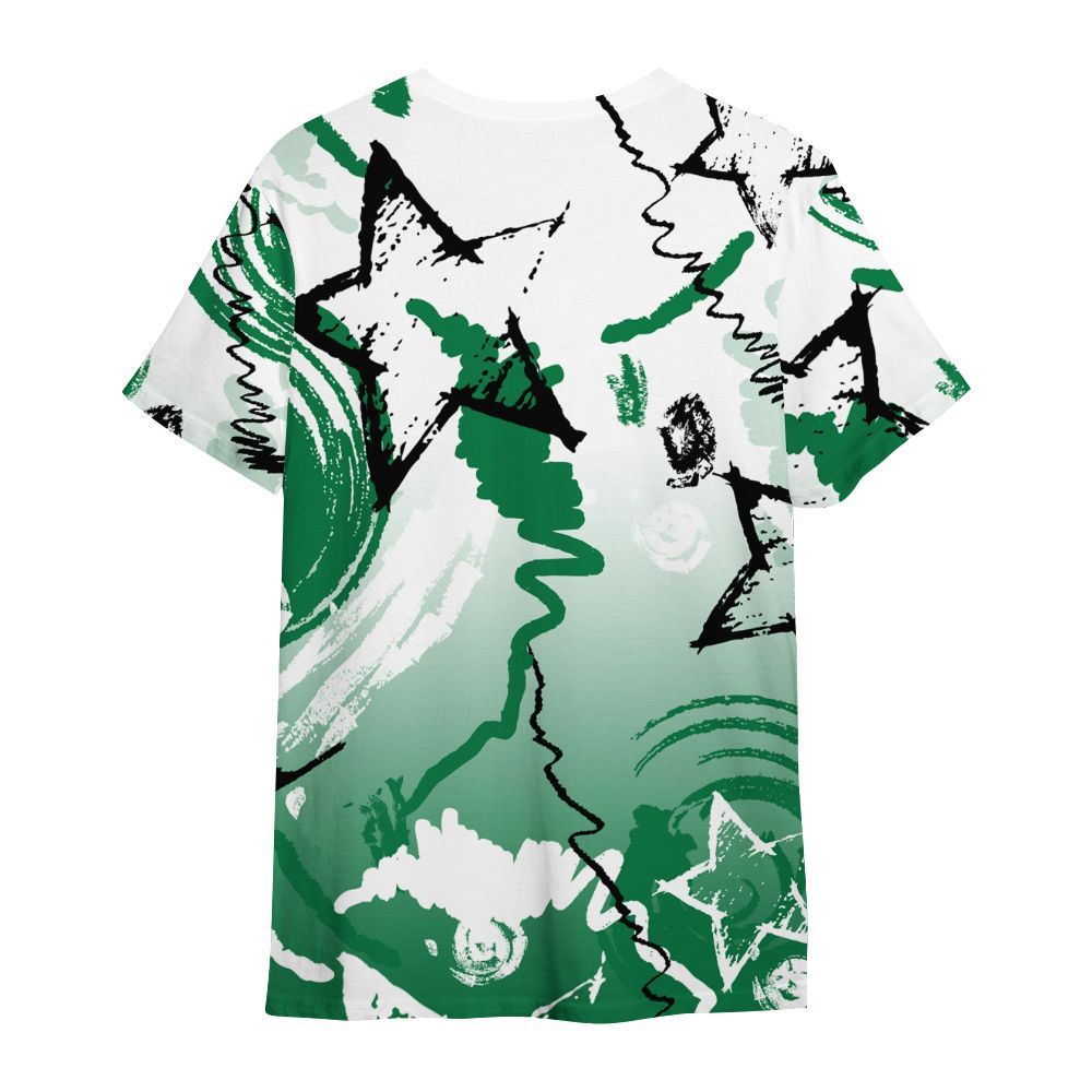 Shirt To Match Pine Green 13s - Grind Shine Later Drip All Over Print