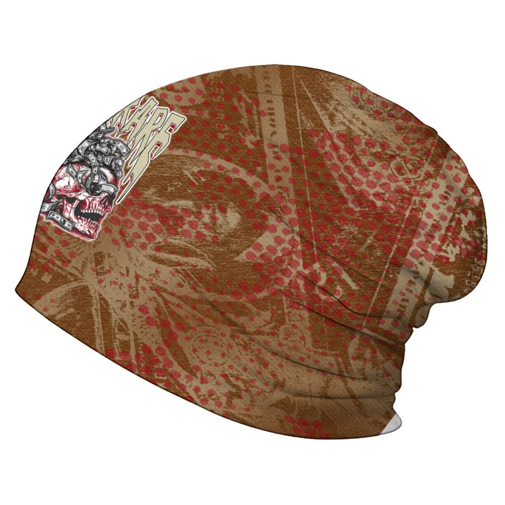 Beanie Hat To Match Archaeo Brown 5s - From Rags To Riches Graphic