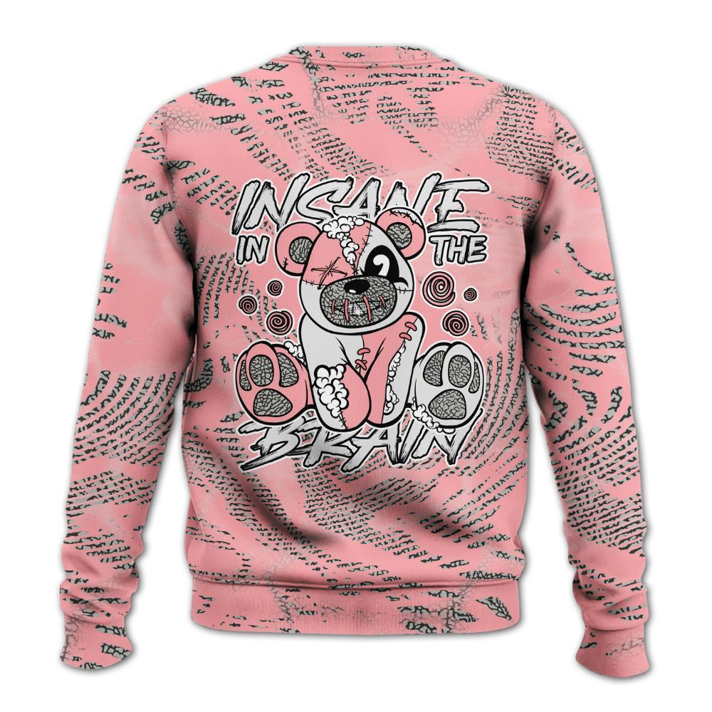 Sweatshirt To Match Retro Wings 3s - Insanes Bear Fume All Over Print