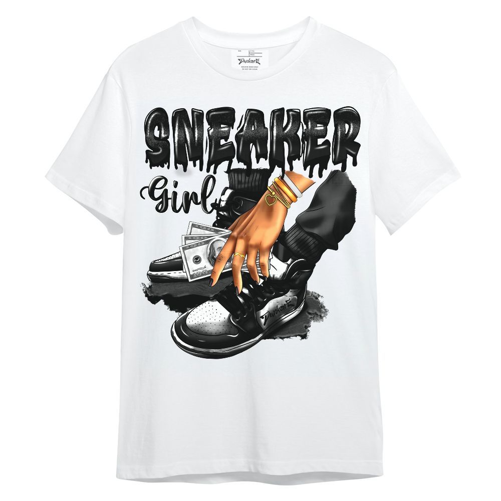 Shirt To Match Black Cat NET 4s - SNEAKER Girl Money Drip Unisex Shirt
