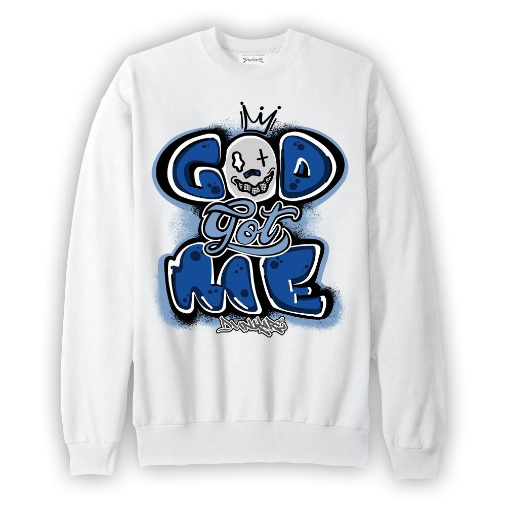 Sweatshirt To match Low Space Royal 11s Sweatshirt - God Got Graffiti Graphic