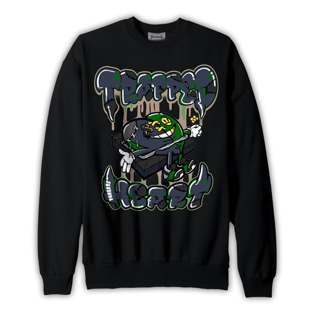 Sweatshirt To match Midnight Navy 13s Sweatshirt - Trapped Heart Graphic Graphic