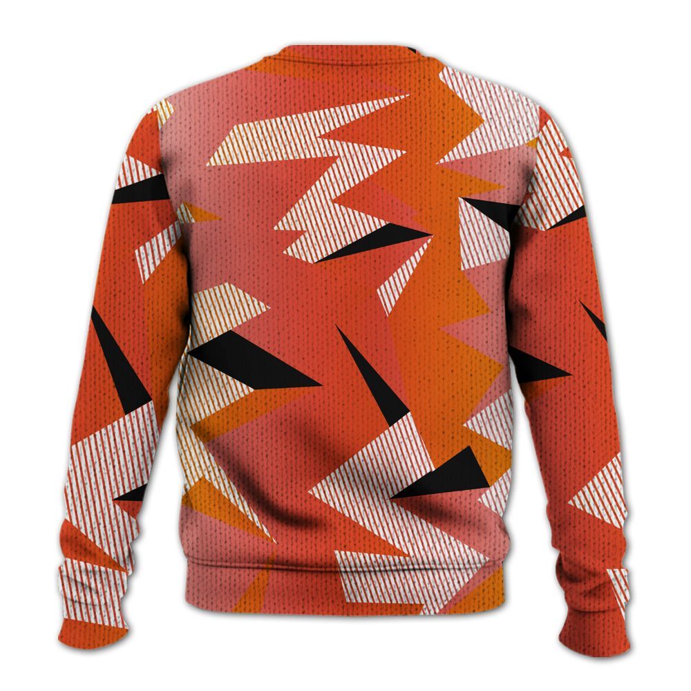 Knitted Sweater To Match Dunk High Candy Corn - Geometric Camouflage Pattern