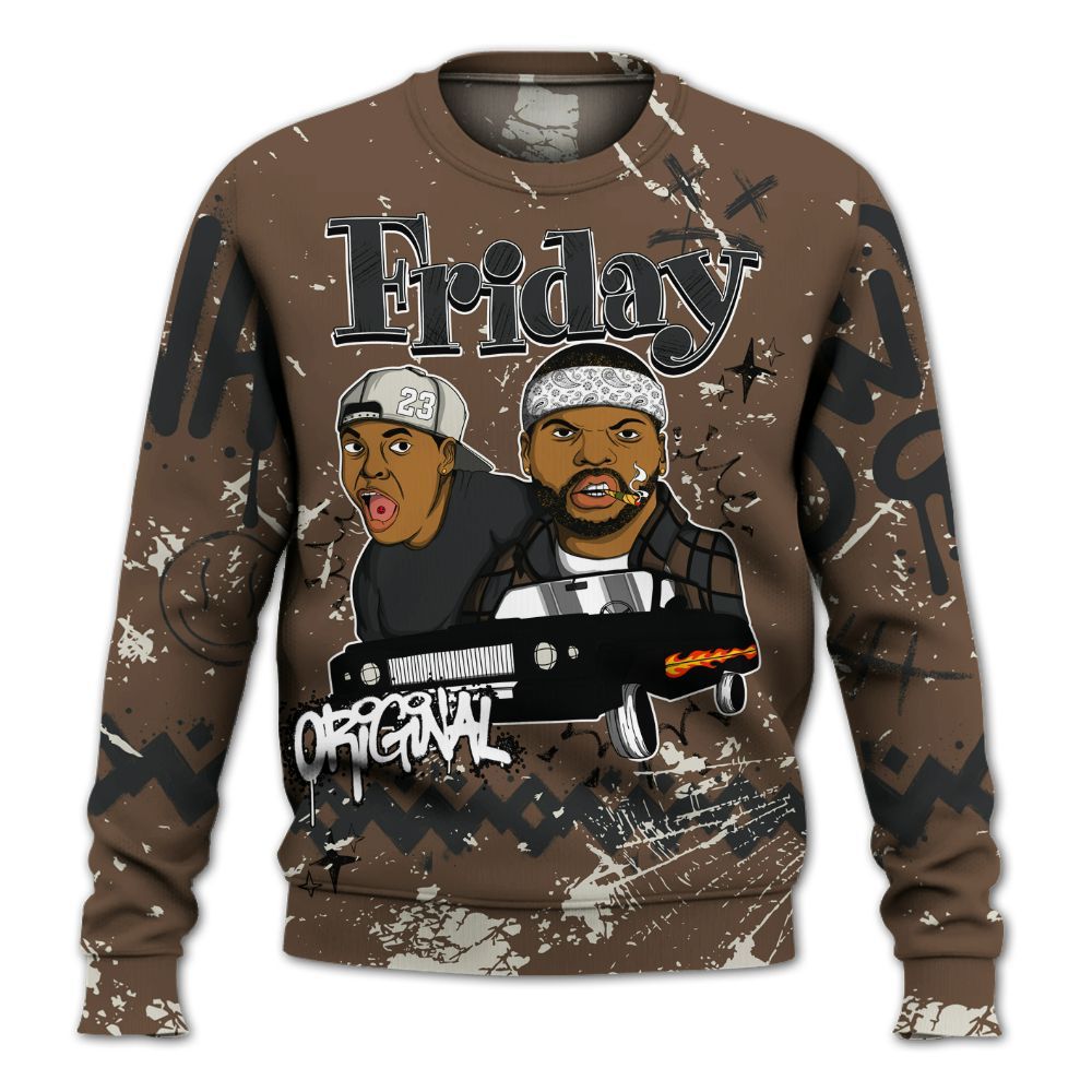 Sweatshirt To Match Palomino 1s - Friday Sneaker Crayon All Over Print