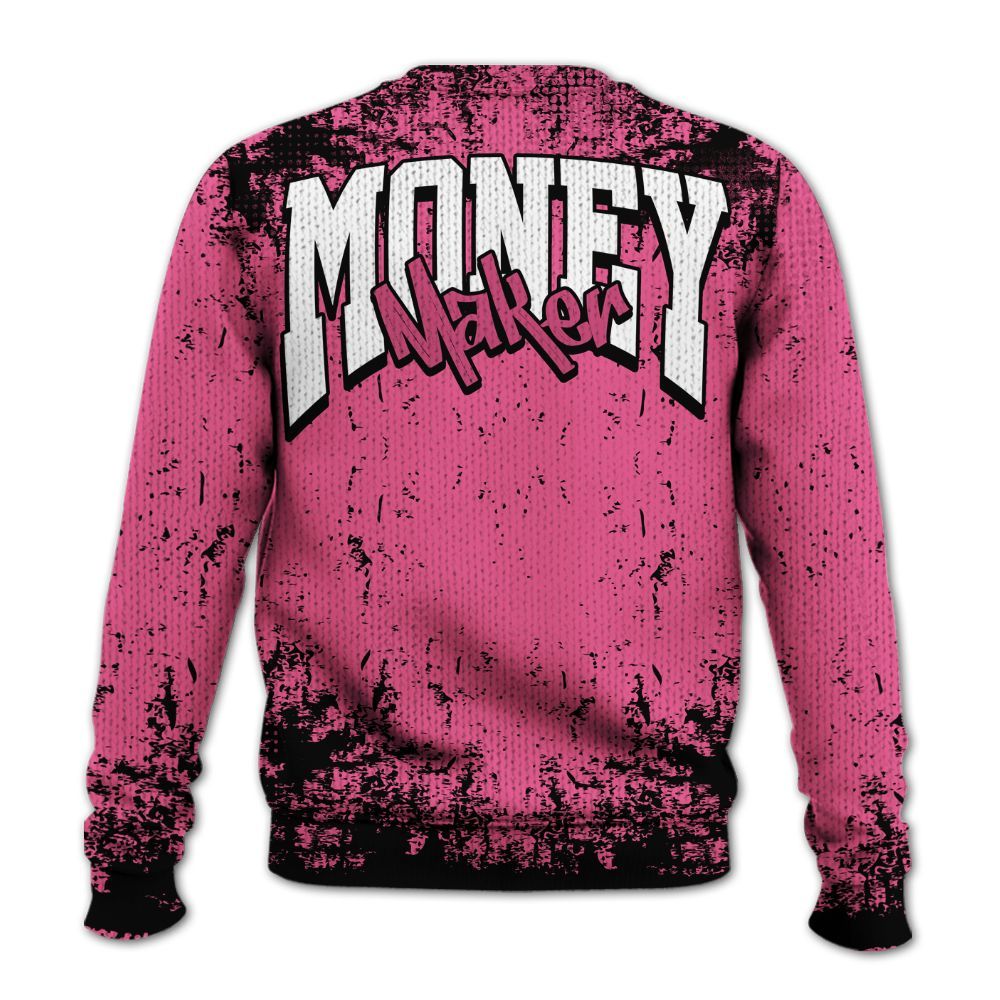 Knitted Sweater To Match Air Max SNDR Hyper Pink - Move In Silence Money Street Retro