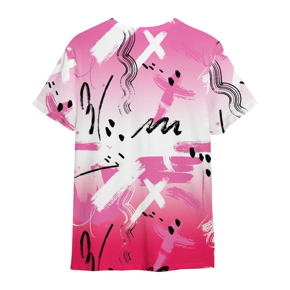 Shirt To Match Air VaporMax Plus Triple Pink - Money Hustle Grind Pray All Over Print