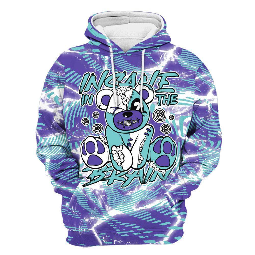 Hoodie To Match Low Hornets 1s - Insanes Bear Fume All Over Print