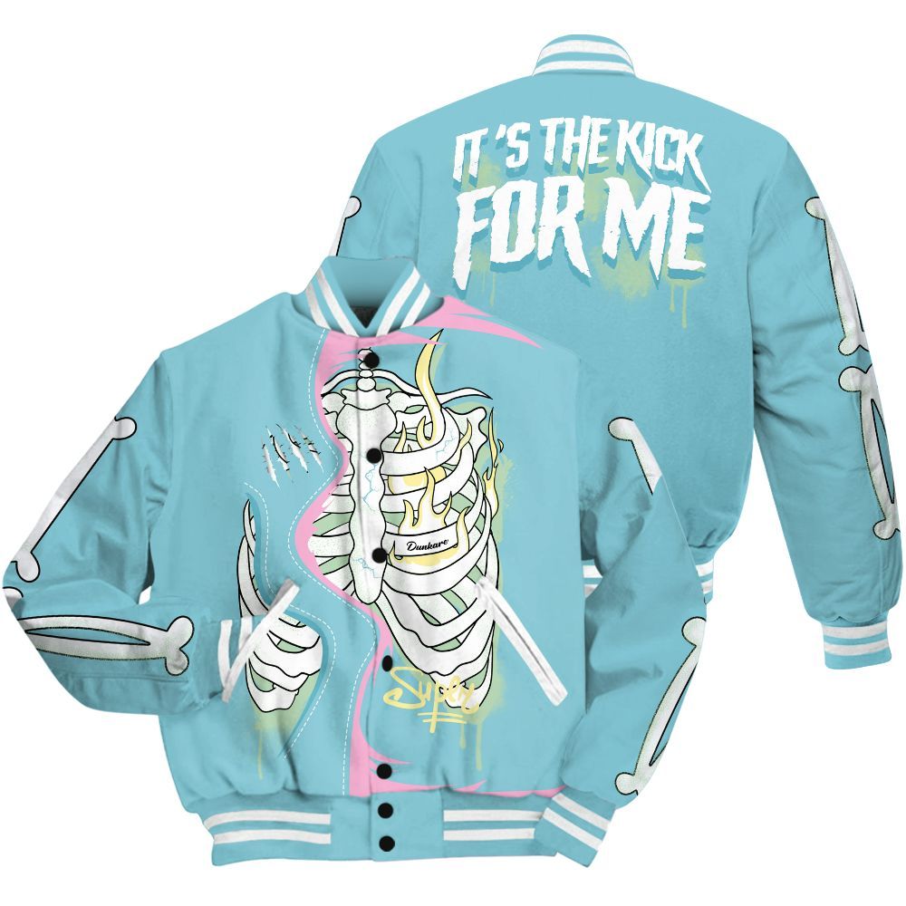 Varsity Jacket To Match SB Dunk Low Visty - It's The Kick For Me All Over Print