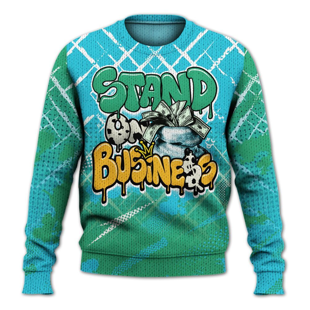 Knitted Sweater To Match Dunk Chunky Dunky - Halftone Stand Business Dripping