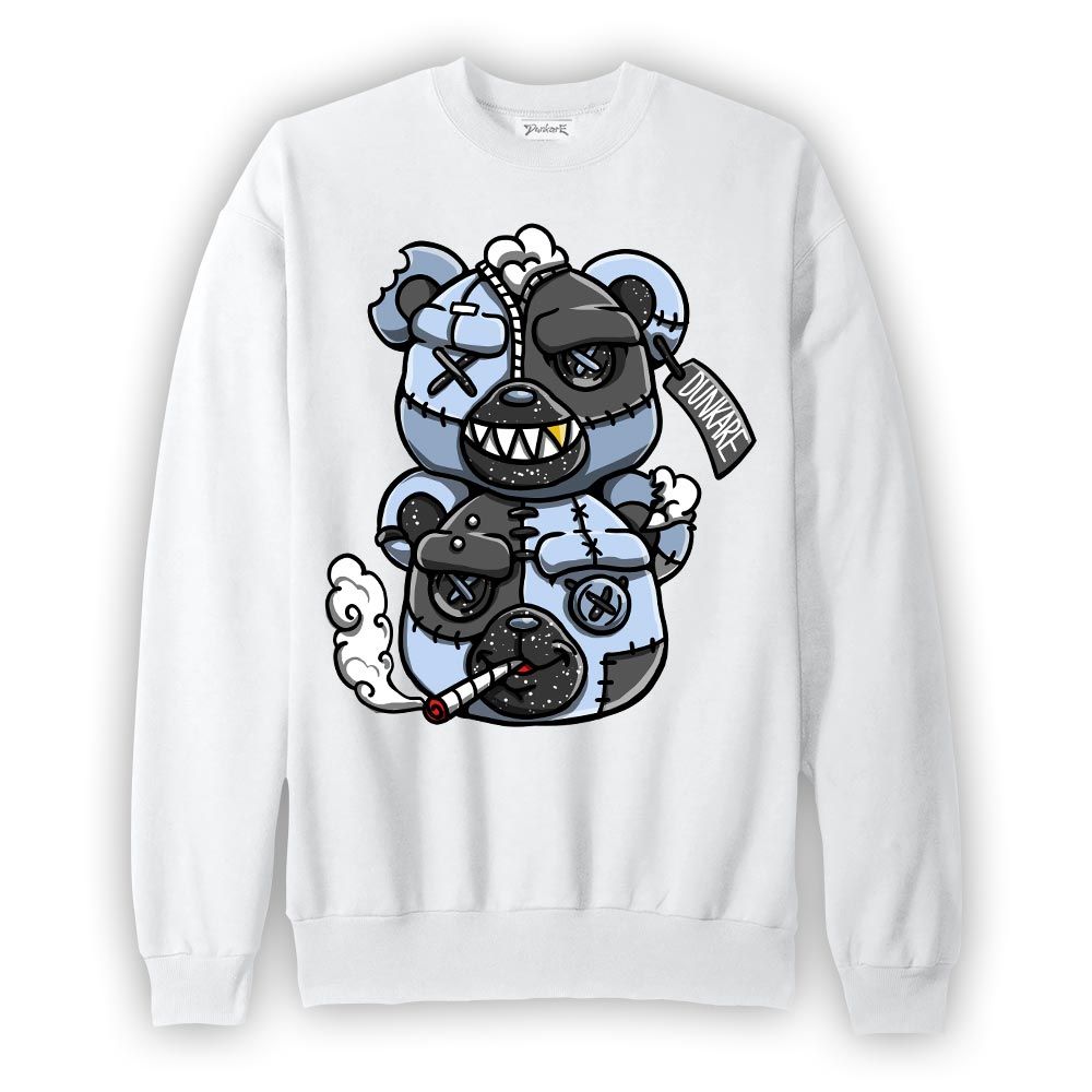 Sweatshirt To match Reverse Black White 6s Sweatshirt - Double Hazard Hugz Graphic