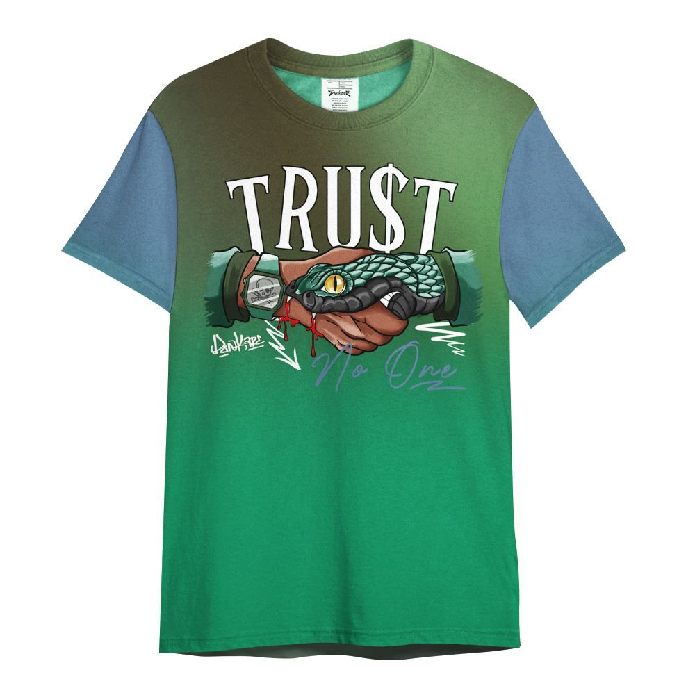 Shirt To Match Foamposite Pro Pine Green 2025 - Snake Trust No One Drip All Over Print