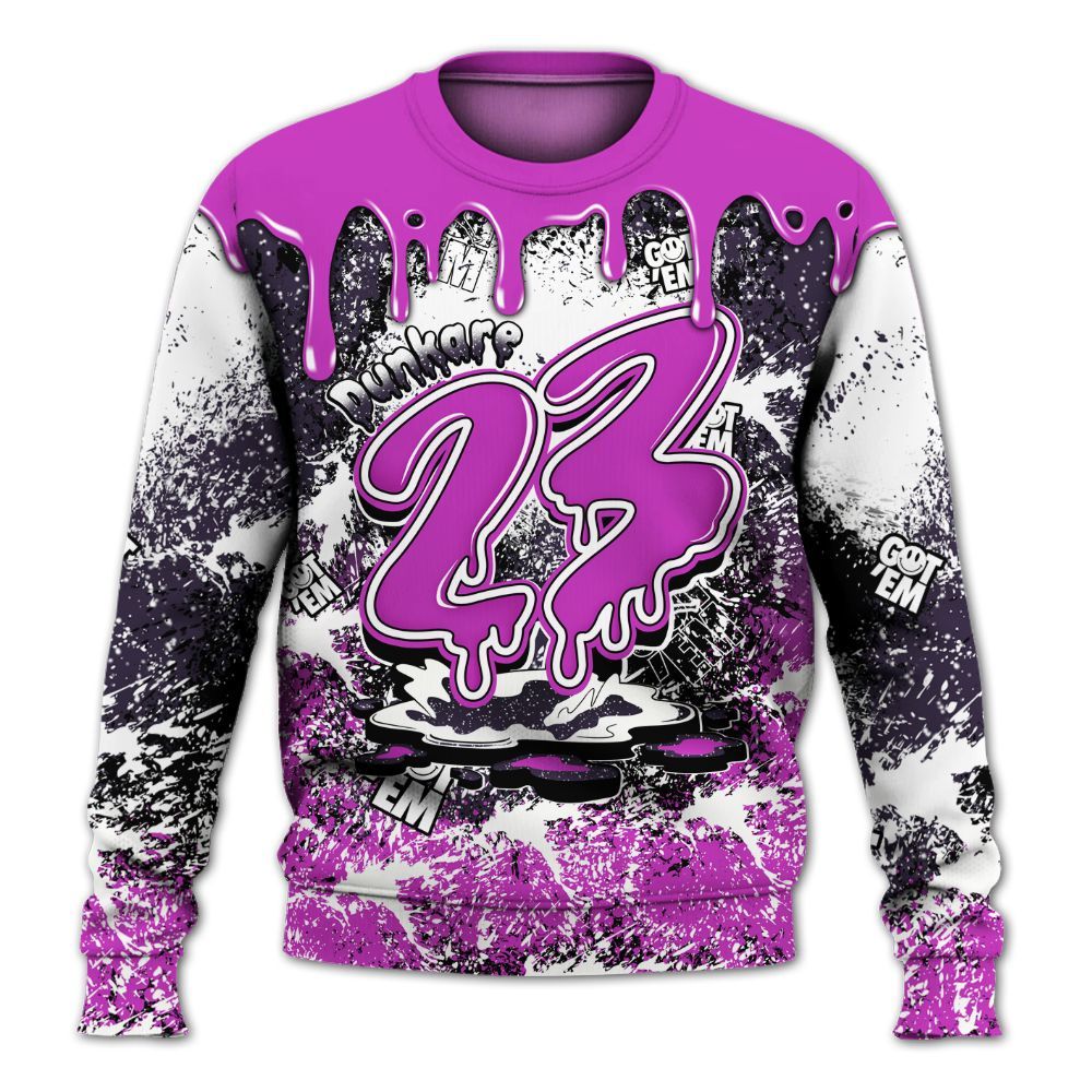 Sweatshirt To Match Ja 2 Staregazer - Dripping 23 Drip All Over Print