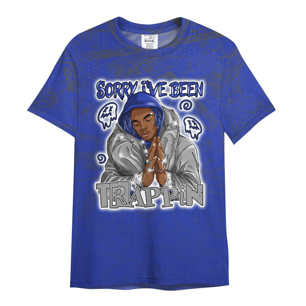 Shirt To Match Air Max Plus Black Racer Blue - Trappin' Banknote All Over Print