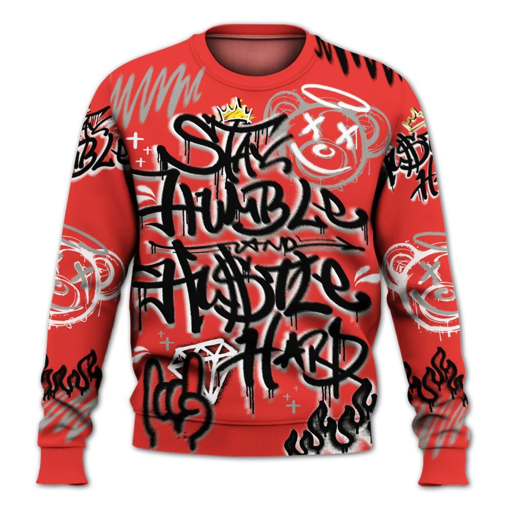 Sweatshirt To Match Vomero 5 Bright Crimson - Humble Drip Streetwear Graffity All Over Print