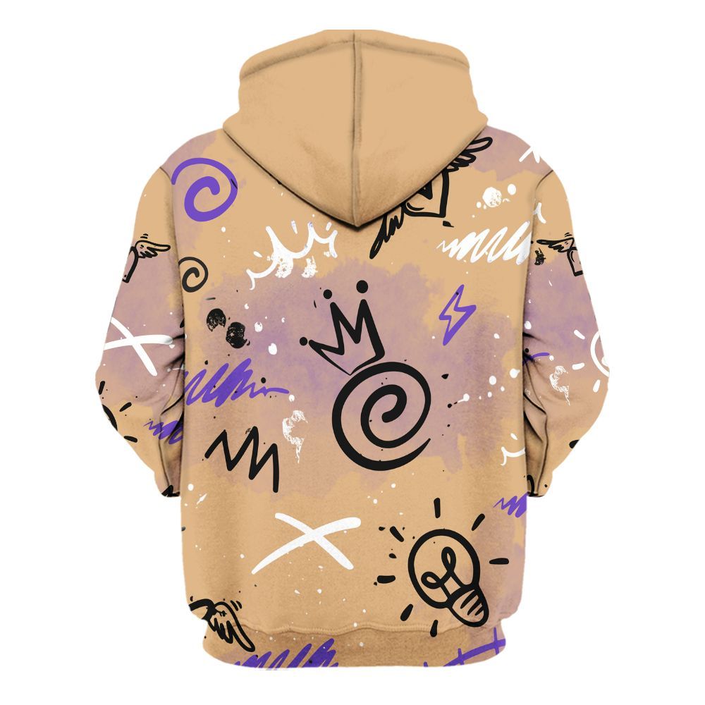 Hoodie To Match SE Afrobeats 7s - Drip Been Di2ferent All Over Print