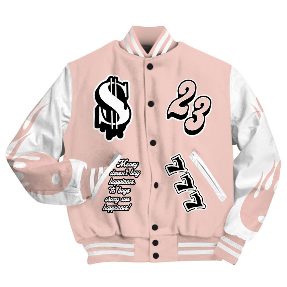 Varsity Jacket To Match Low Legend Pink 11s - Shoe Game Crazy Graphic All Over Print