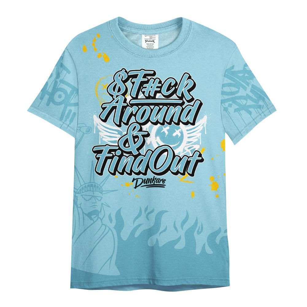 Shirt To Match Dunk High Homer Simpson - Graphic Fck Around Find Out All Over Print