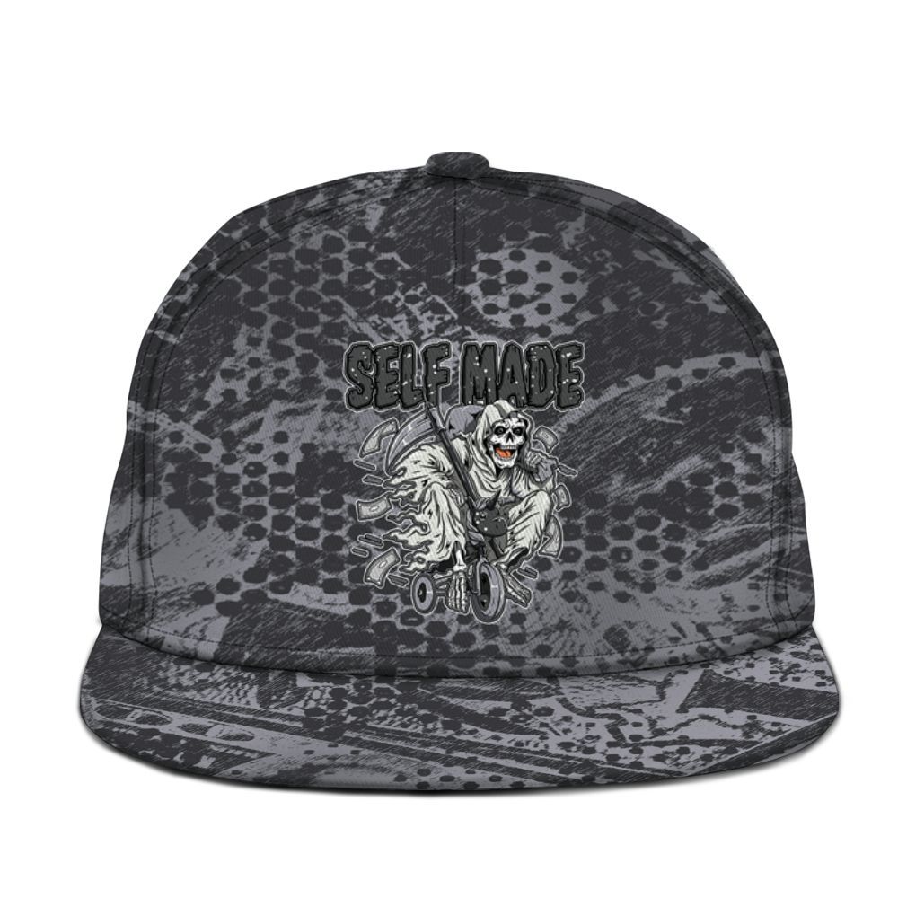 Snapback To Match Fear 4s - Self Make Skeleton Banknotes Art Graphic