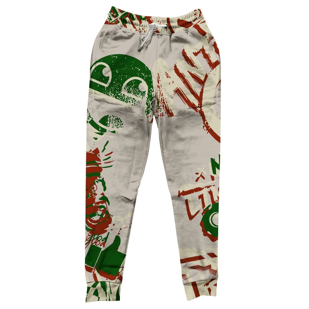 Sweatpant To Match El Grito 5s - Monogram Graffiti All Over Print
