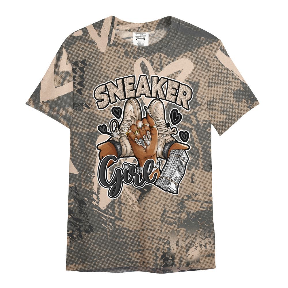 Shirt To Match Kobe 9 EM Mamba - Sneakerz Girlz Heart Grunge All Over Print