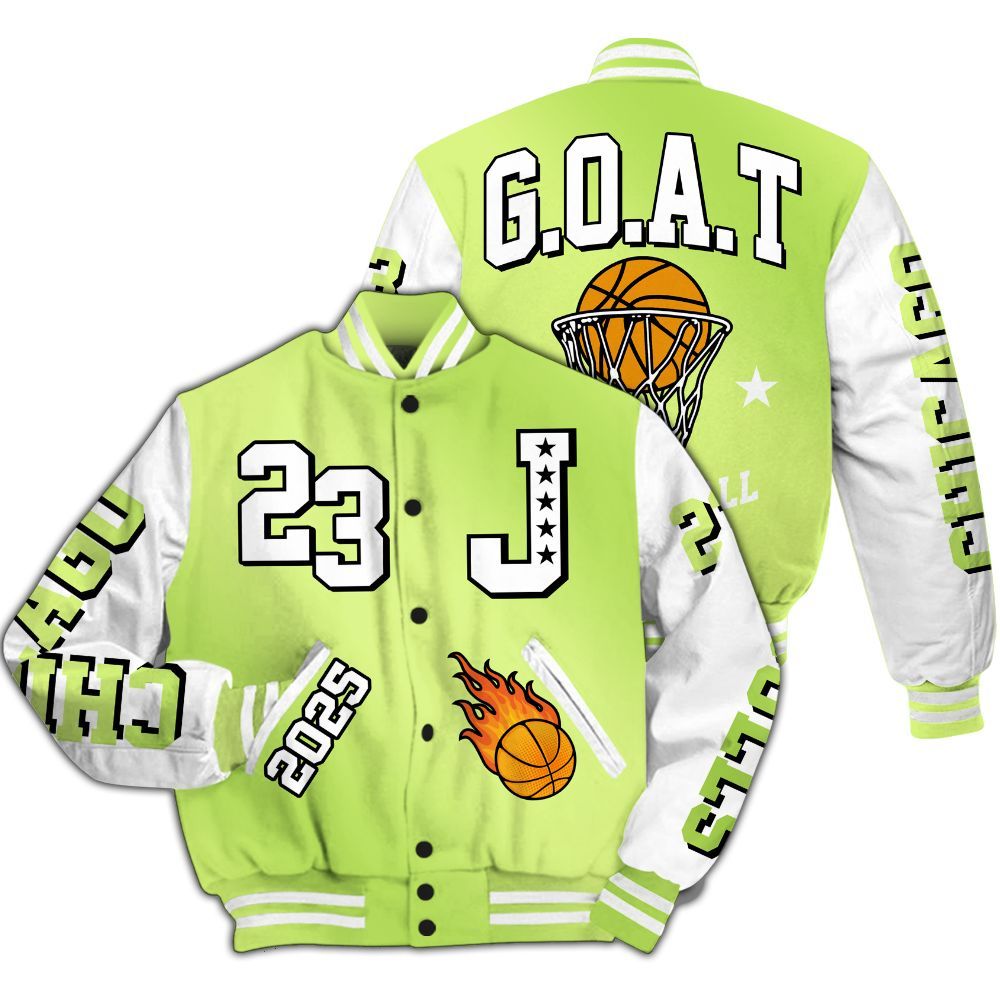 Varsity Jacket To Match Air Max SNDR Volt - Chicago 23 Basketball All Over Print