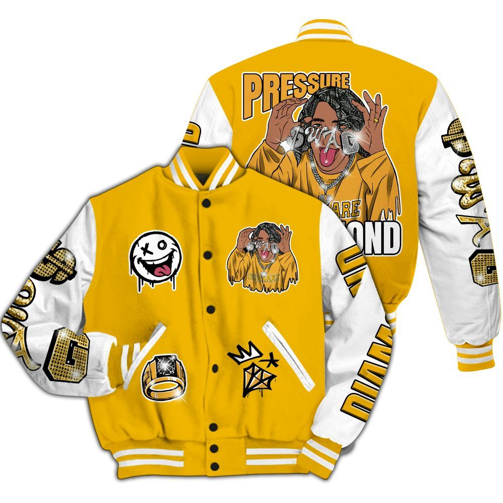 Varsity Jacket To Match Del Sol 13s - Pressures Makes Varsity Jacket To Match All Over Print
