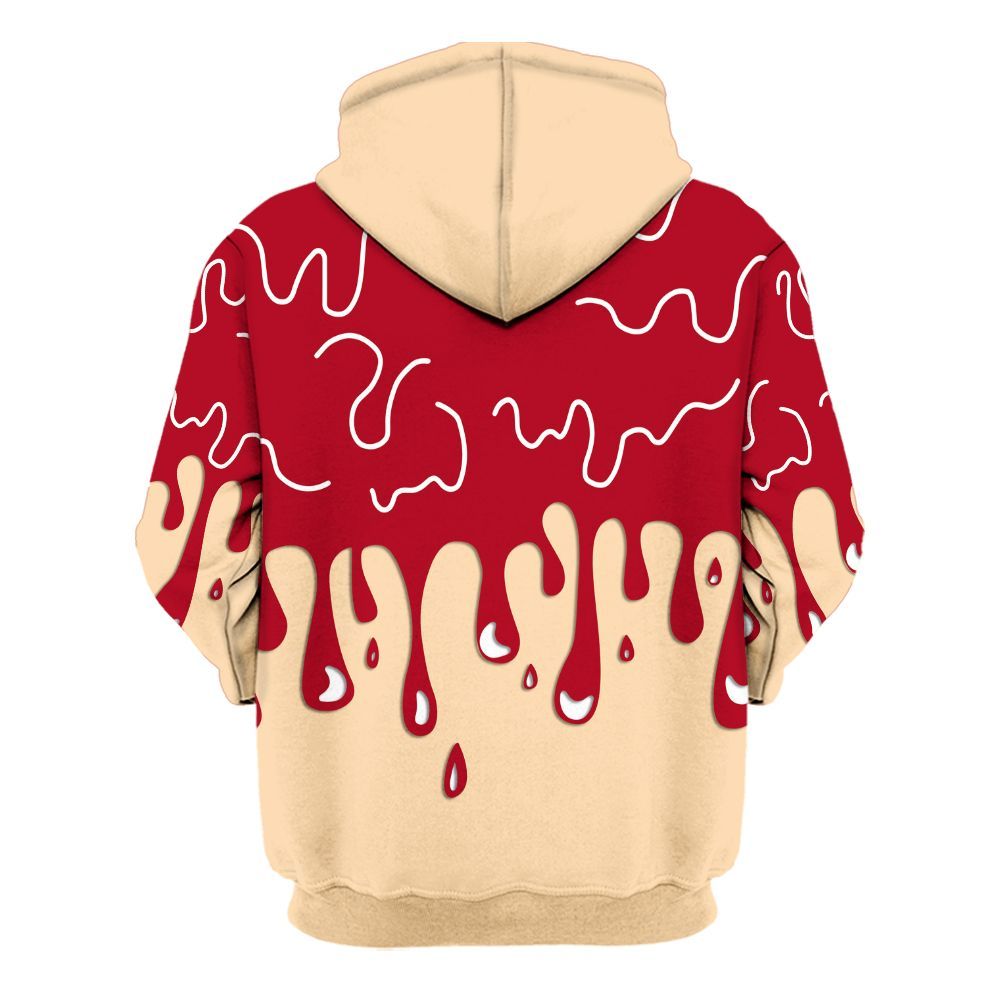 Hoodie To Match Retro Pizza GS 4s - Clowns Do Anything Haha All Over Print