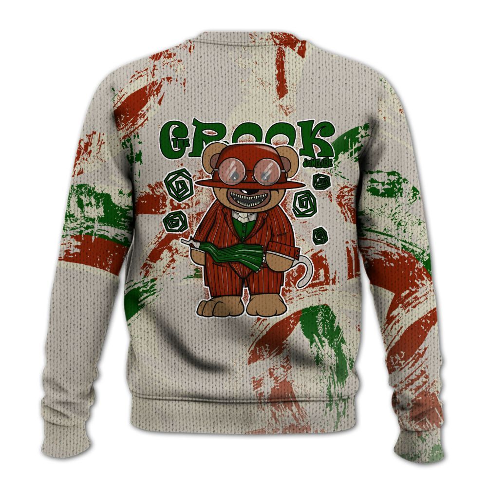 Knitted Sweater To Match El Grito 5s - Swindler Bear Circle Slpash