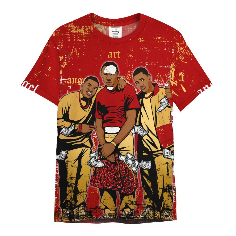Shirt To Match OG Low Last Dance At The Garden 1s - Paid In Full Money All Over Print