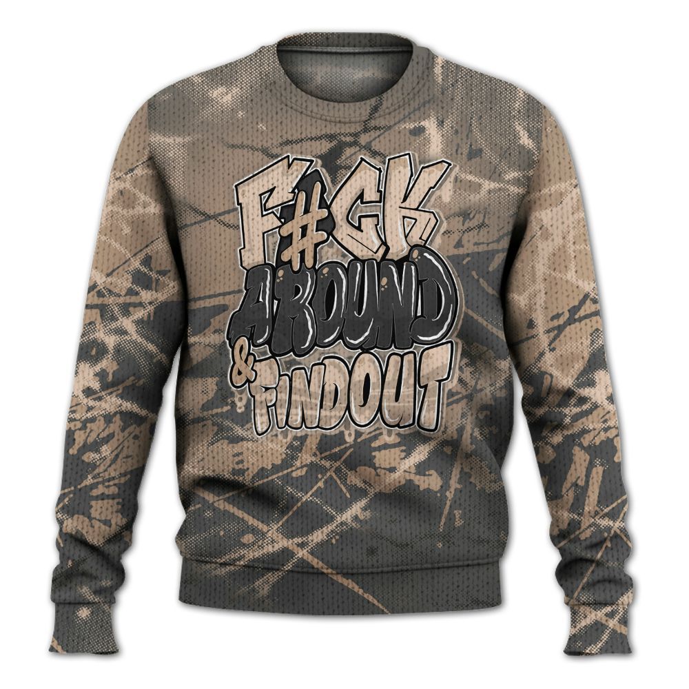 Knitted Sweater To Match Kobe 9 EM Mamba - F Around Find Out Graphic Profound