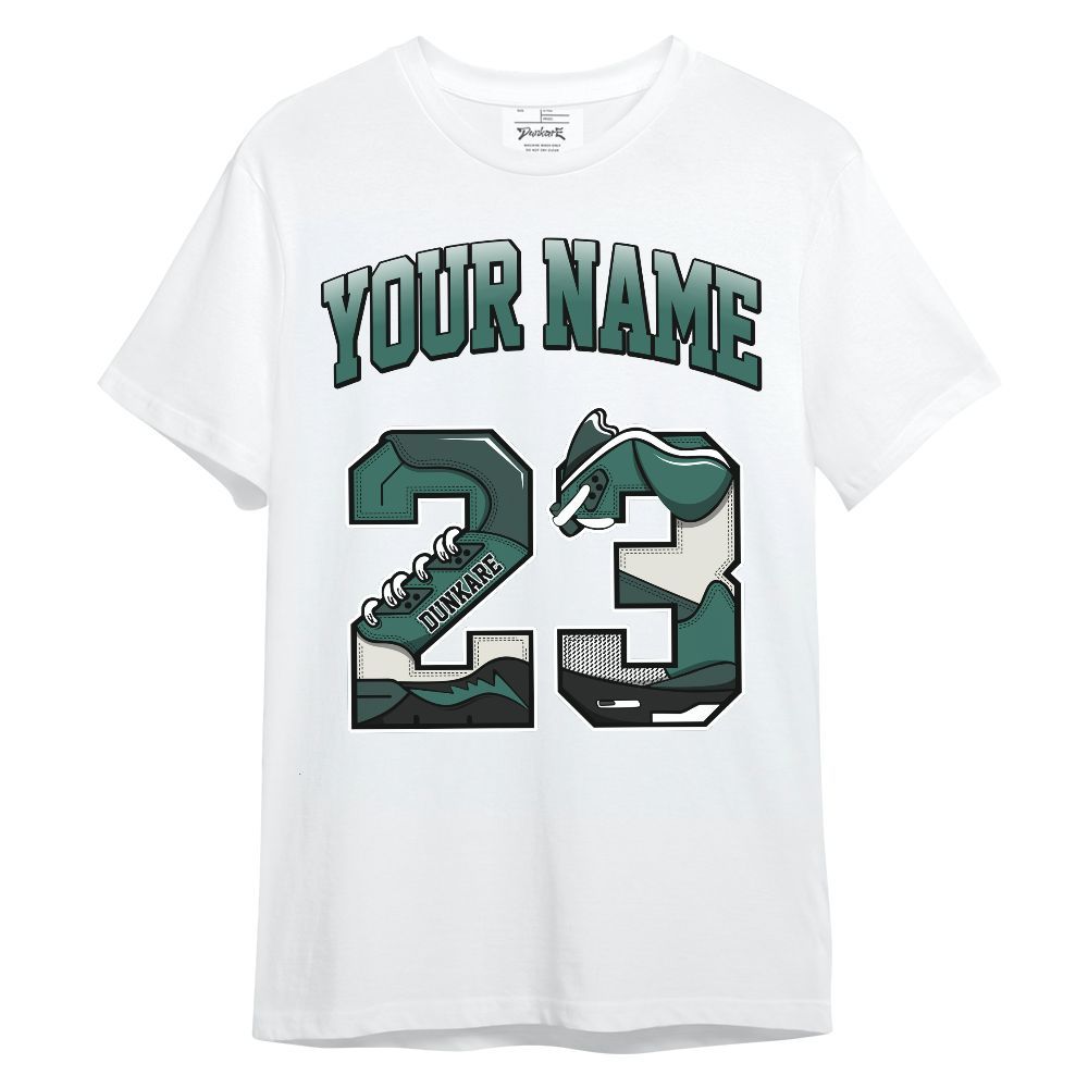 Shirt To Match RM Oxidized Green 4s - Custom Name Number 23 5s Unisex Shirt