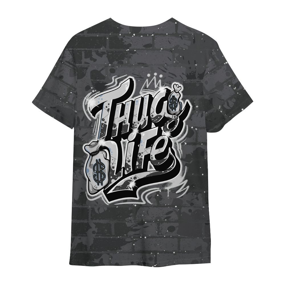 Shirt To Match Reverse Oreo 6s - Free Thug Living Graphic Brick Art All Over Print