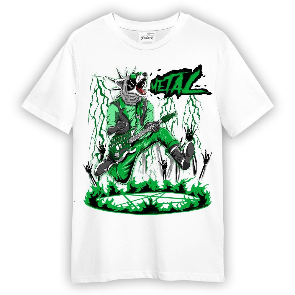 Shirt To Match Lucky Green 5s T-- Punk Rock Raccoon T-Shirt Unisex