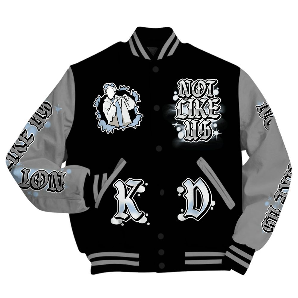 Varsity Jacket To Match Black Chrome 6s - None Like Us Graphic All Over Print