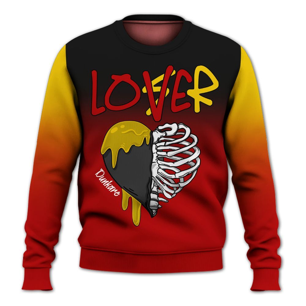 Sweatshirt To Match Low Lucky Cat 1s - Loser Lover Dripping All Over Print
