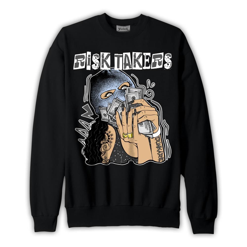 Sweatshirt To match Reverse Black White 6s Sweatshirt - Risk Takers 2 Unique Graphic