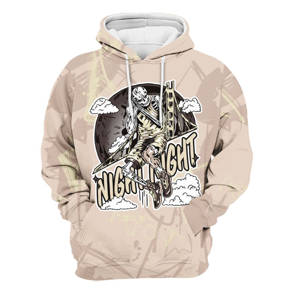 Hoodie To Match A Ma Maniere X Fossil Stone 4s - Seeya Sk Messyz All Over Print